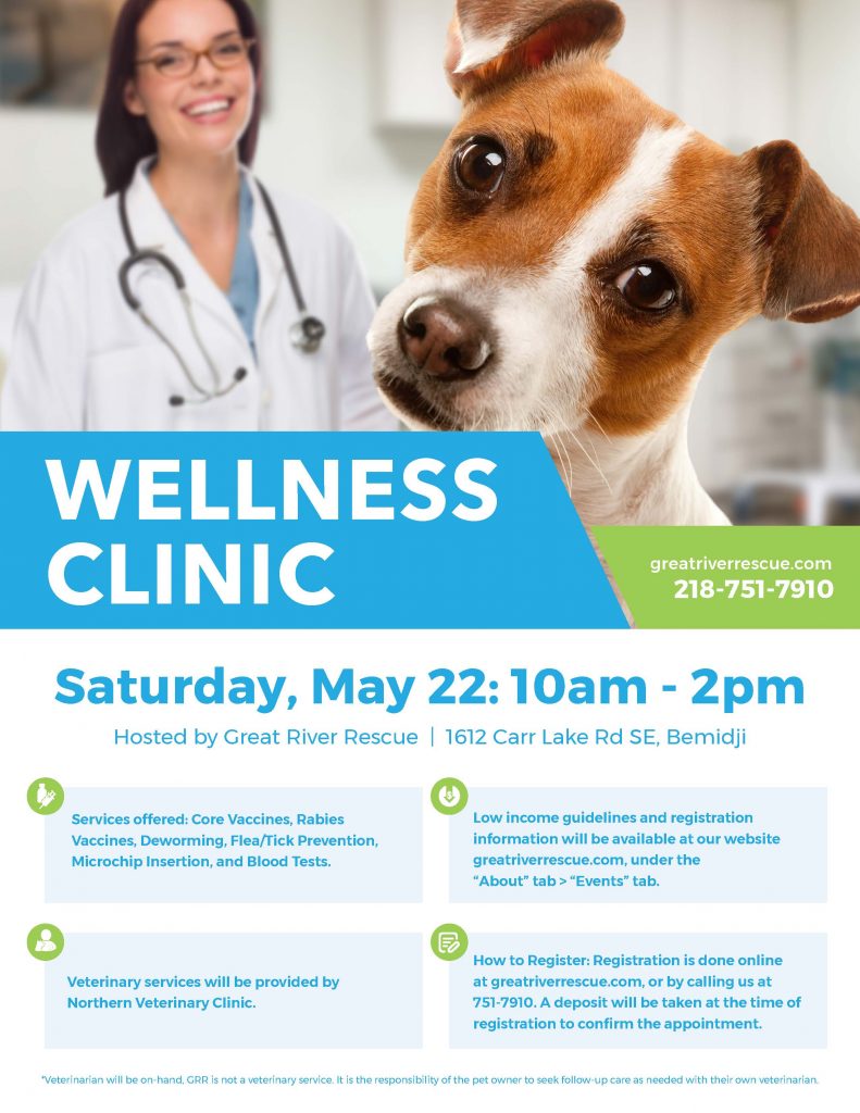 Pet Wellness Clinic Great River Rescue